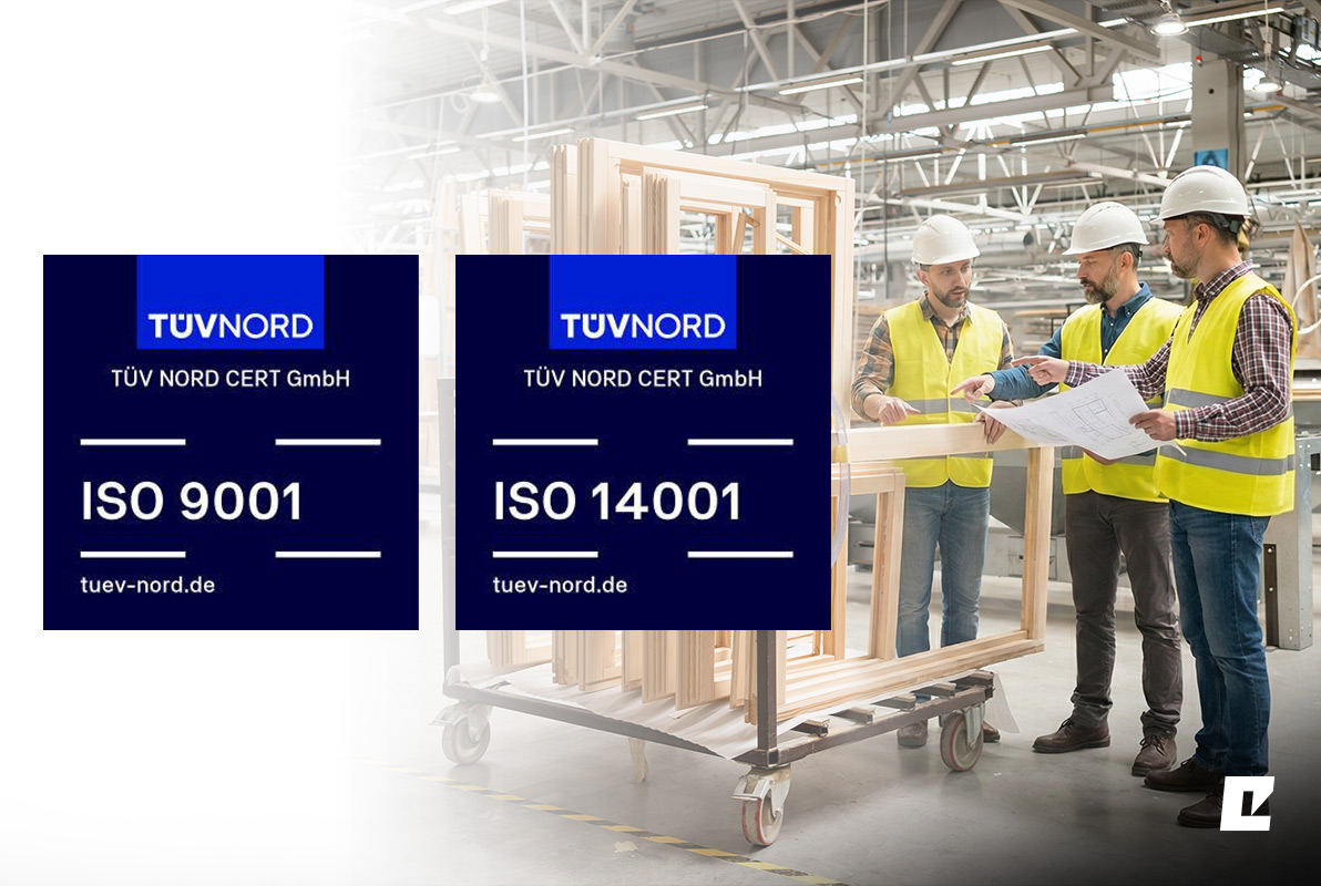 Subject: Proven Quality and Ecology: Our Wooden Joinery with ISO 9001 and 14001 certification