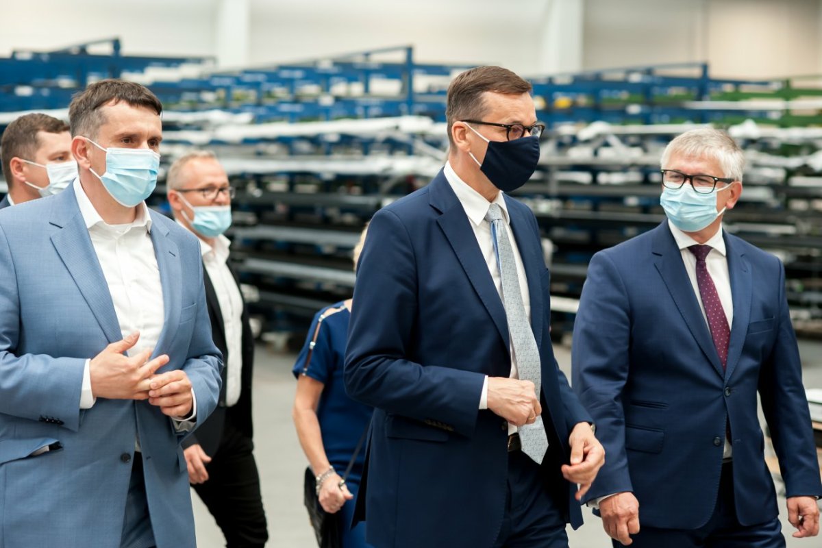 Prime Minister Morawiecki visits Eko-Okna