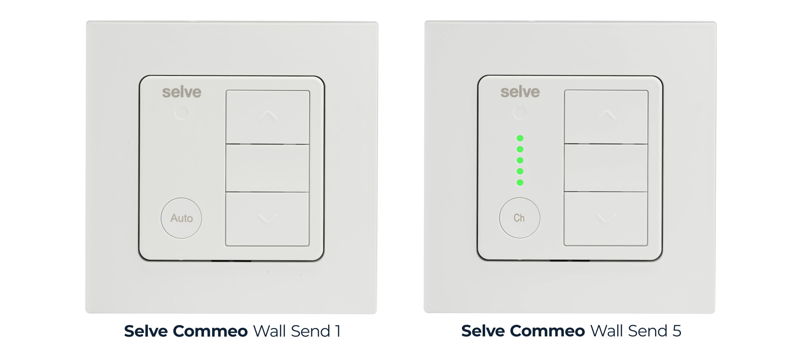 Commeo Wall Send – wall-mounted remote controls